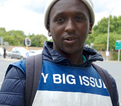Bonginkosi Namathelana has been a vendor for six years, on and off. He recently left The Big Issue for just over a year, as he had a full-time job. He returned in August this year and is now in need...