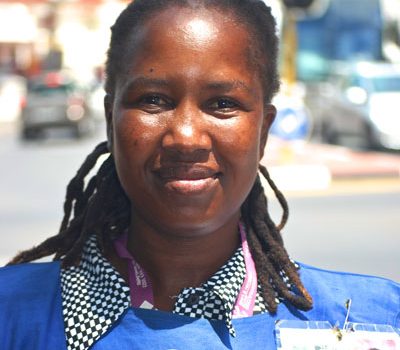 Chwayita first joined The Big Issue in 2008 and had no previous working experience before arriving at the magazine.She had been living with her mother and sister, who had been supporting her.