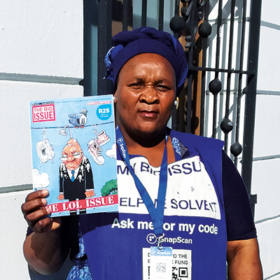 Our vendor of the month Rudicca Ntalo, age 41, shares how selling The Big Issue magazine has given her the confidence and courage needed to become a successful entrepreneur.
