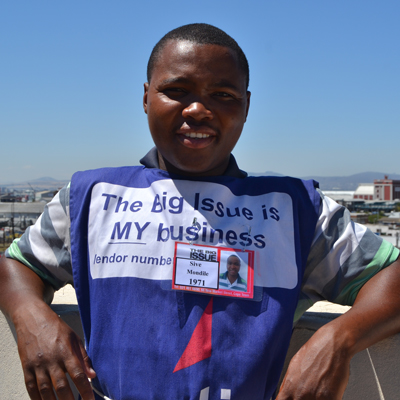 We need your help
Sive would appreciate any help in pursuing his dream of furthering his studies and obtaining his driver’s licence. If you would like to assist him, contact The Big Issue office on 021 461 6690 or email info@bigissue.org.za.