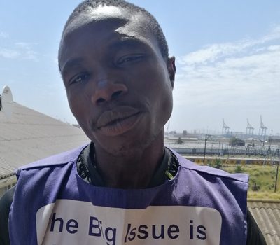 Big Issue vendor Phanuel Mulaudzi is convinced that endurance and persistence are key when living in impoverished conditions. This young man is determined to persevere and work his way to success.