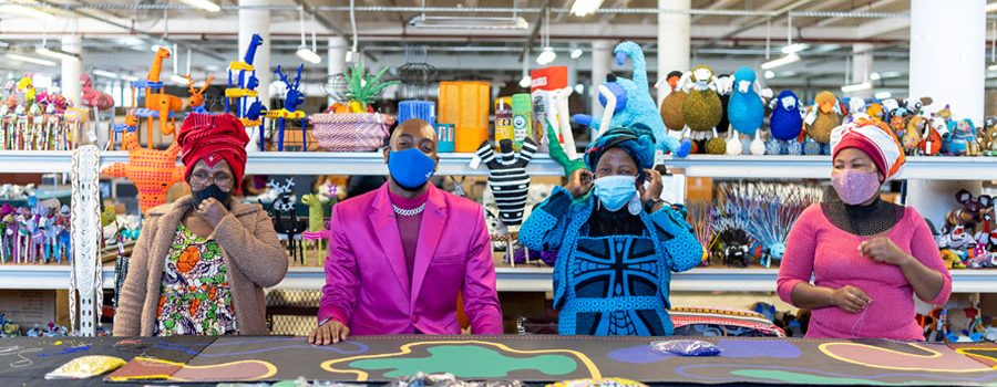 A collaboration with Southern Guild at the Silo District in Cape Town showcases designer Rich Mnisi’s first solo exhibition, titled Nyoka, on show from 2 October 2021 through to 4 February 2022. Designed to reach out and inspire.